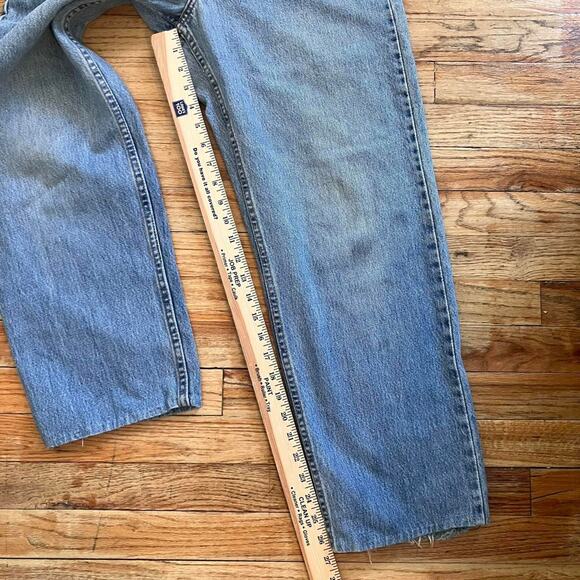 Levi’s 505 Vintage 90s Orange‎ Tab Dark Wash Denim Jeans - Picture 8 of 8
